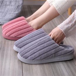 comfortable slippers Canada - Slippers Winter Men's And Women's Cotton Warm Comfortable Lovers Home Fall Winter Indoor SlippersSlippers