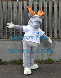 Mascot doll costume mascot high quality caribou mascot costume adult size christmas reindeer theme carnival costumes customizable fancy dres