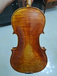 European spruce old material! Italy Top Oil Varnish!A Great Stradivari 4/4 Violin! free case bow rosin violino accessories