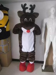 Reindeer Mascot Costume Halloween Christmas Fancy Party vegetable Cartoon Character Outfit Suit Adult Women Men Dress Carnival Unisex Adults