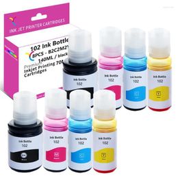 Ink Refill Kits Compatible For 102 EcoTank Bottle ET2700 ET2750 ET3700 ET3750 ET4750Ink KitsInk Roge22