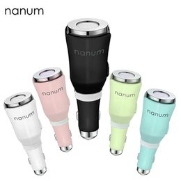 Nanum Car air freshener Tulip Car Aroma Diffuser Mini USB Aromatherapy Car USB Essential Oil Diffuser Mist Maker fogger 201009