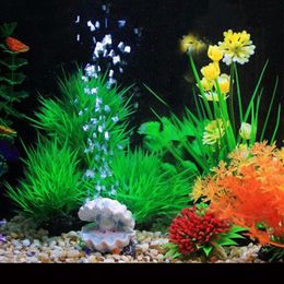 Pearl Shell Air Bubble Stone Fish Tank Decoration Aquarium Decor Air Stone Oxygen Pump Air Pump Bubbler Ornament