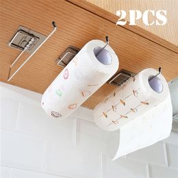 12pcs Hanging Toilet Paper Holder Roll Bathroom Towel Rack Stand Kitchen Home Storage s 220809