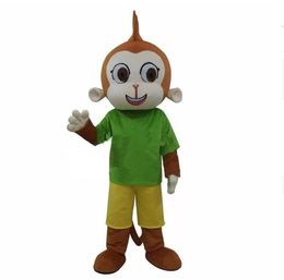 sale new Green Monkey Mascot Costume fancy dress carnival costume kits Birthday Party