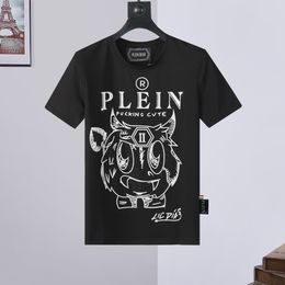 PLEIN BEAR Men's T-SHIRTS ROUND NECK SS SKULL Rhinestone Men T-shirt Classical High Quality Hip Hop Streetwear Tshirt Casual Top Tees PB 16649