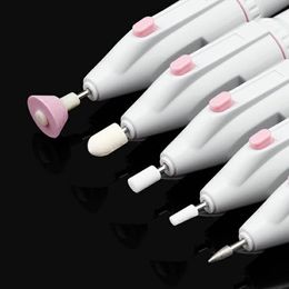 Nail Art Kits Electric 5 In 1 Drill Machine Manicure Milling Cutter Set Files Bits Gel Polish Remover ToolsNail KitsNail