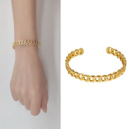 Bracelets For Women Jewellery Designer Bracelet Wedding Gift Bangle Classic Fashion Stainless Steel Gold ColorWomen Favourite Custom Zircon Personalised Accessory