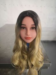 a Sex Doll of sale Brown Eyes Real TPE Head New Mouth Toys Only WO7U