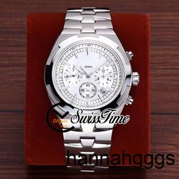 Sale New Overseas 5500V/110A-B075 White Dial A2813 Automatic Mens Watch SS Steel Bracelet No Chronograph STVC Watches Swisstime. MHA4