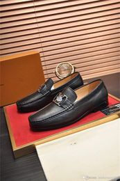 A3 LUXURY MEN CASUAL SHOES ELEGANT OFFICE BUSINESS WEDDING DRESS SHOES BLACK BROWN DOUBLE MONK STRAP SLIP ON LOAFERS SHOE FOR Mens size 6.5-11