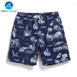 Men's Shorts Gailang Brand Sexy Men's Beach Board Boxer Trunks Men Swimwear Swimsuits Quick Dry Gay DryMen's Naom22