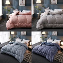 Winter Quilt thicken duvet warm home cover Duvet bed homeel bedding comforter blankets twin queen king size Y200417
