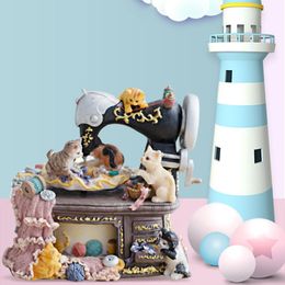 Decorative Objects & Figurines Rotating Toys Music Box Birthday Vintage Classic Girlfriend Ornament Caixa De Musica Christmas DL60MB