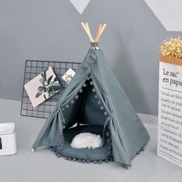 creative dog cat tent bed removable Cosy house for puppy dogs small animals home products pet supplies foldable tents Y200330