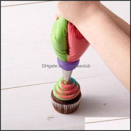 Other Bakeware Kitchen Dining Bar Home Garden 3 Holes Icing Pi Bag Nozzle Converter Tri-Color Cream Coupler Cake Cupcake Cookie Decoratin