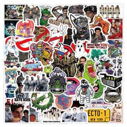 50Pcs/Lot Funny Comedy Movies Ghostbusters Stickers Graffiti Stickers for DIY Luggage Laptop Skateboard Motorcycle Bicycle Sticker