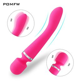 Beauty Items 10 Speeds Powerful Dual Head Big Vibrators sexy Toys for Women Adults Magic Wand Body Massager Clitoris Anal Stimulate Product