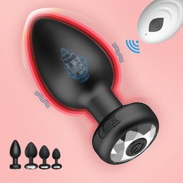 Wireless Remote Anal Vibrator sexy Toy For Men Women Plug Male Prostate Massage Vagina G Spot Dildo Vibrators Anus Butt Beauty Items