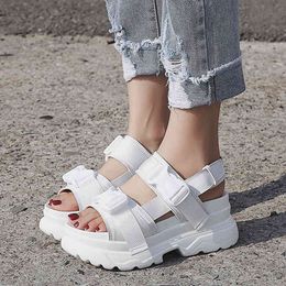 Sandalia Blanca Con Hebilla De Plataforma Oferta Online | DHgate.com
