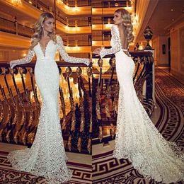 Designer Arabic Elegant Lace Wedding Bride Dresses Saudi Dubai Formal Mermaid Mariage Bridal Gowns African Vestido de noiva 2022