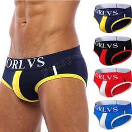 ORLVS Briefs Elastic Short Male Pants Soft And Fit Wide Crotch Space Double Stitches At Shorts Of Edge Comfortable Underwear G220419