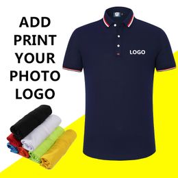 Mens Polo Shirt Clothing Cotton Jerseys Tops Sports Custom Print P o Solid Summer Male Female Short Sleeve Breathable Polos 220623