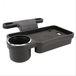 Drink Holder Car Rear Seat Beverage Tray Rack Food Table Cup Multifunctional Back Dinner Plate Folding RackDrink