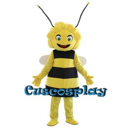 Mascot doll costume For sale Bee cartoon Mascot Costume fancy dress outfit Christmas Party carnival advertising opening gift ADULT SIZE