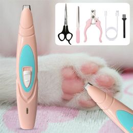 Dog Clippers Professional Pet Foot Hair Trimmer Dog Grooming Hairdresser Dog Shear Butt Ear Eyes Hair Cutter Pedicure 220423