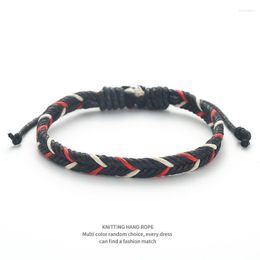 Link Chain Designer Cotton Cord Bracelets For Women Men Adjusable Rope Couple Bracelet Valentines Day Gift Kent22