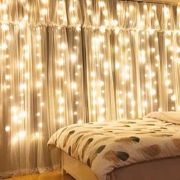 Strings 6x3/3x3/3x1m LED Icicle String Fairy Lights Garlands Christmas Decorations For Home Outdoor Wedding Party Curtain NavidadLED