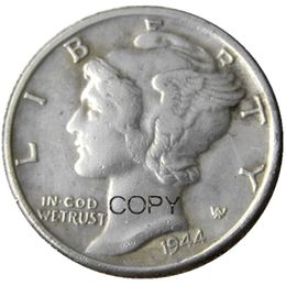 US Mercury Dime 1944 P/S/D Silver Plated Craft Copy Coins metal dies manufacturing factory Price