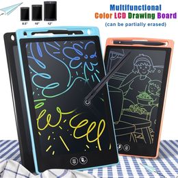 8.5/10/12 Inch LCD Drawing Board Children's Toys Early Writing Tablets Colour Handwriting Erasable Baby Write 220418