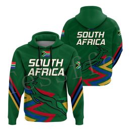 Women's Hoodies & Sweatshirts Fashion County Animal South Africa Flag Springbok Harajuku Tracksuit 3DPrint Men/Women Casual A2