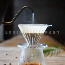 Timemore Cone Philtre Paperless Pour Over Coffee Maker Coffee Dripper Reusable Drip Cone Coffee Philtre 210326