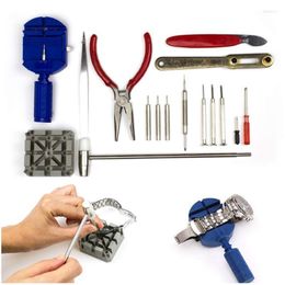 Repair Tools & Kits 16pcs Watch Tool Kit Band Strap Remover Back Opener Screwdriver Open Cover Pry KnifeRepair Hele22