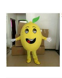 Lemon Fruit Mascot Outfit Adult Fancy Handmade Cartoon Halloween Party Cartoon Set high quality