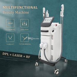 High Efficiency DPL Dye Pulse Light Laser Hair Removal Elight RF Skin Rejuvenation ND YAG Laser Tattoo Machine