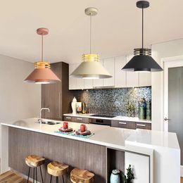 Pendant Lamps Nordic Macaron Lights Kitchen Living Dining Room Hanging Lamp Bedside Coffee Bar Restaurant Light Dormitorio E27Pendant