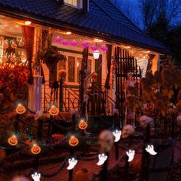 Strings Christmas Decorations LED Light Pumpkin Lantern String Lights Ghost Skeleton Hand Suitable Birthdays Weddings Valentine's DayLED