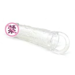 Sex toys masager toy Penis Cock Massager Toy Lengthening Set Male Wolf Tooth Crystal Adult Products 9OLO GN9V
