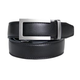 Belts Men Designer Luxury Automatic Buckle Belt Classic Leather Trendy Sliding Ratchet Male Waist Black Blue 3.0cm WidthBelts