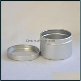 50G Empty Aluminium Cream Jars 50Ml Aluminium Tins Metal Lip Balm Container Drop Delivery 2021 Packing Boxes Office School Business Indust