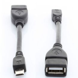 USB 2.0 A Female to Micro B Male Connector Converter OTG Host Extension Adapter Cable for Xiaomi Samsung Android Phone