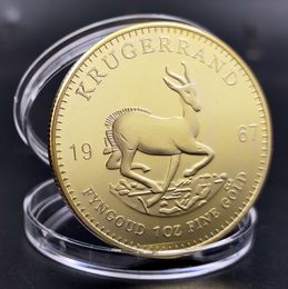gold krugerrand coins Canada - 1967 KRUGERRAND SOUTH AFRICA Gold Coin Bullion Paul Krugger