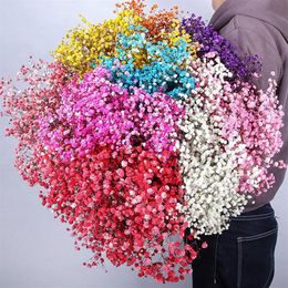 Gypsophila Baby Breath Million Stars Natural Dried Flowers Plant Preserved Home Wedding Christmas New Year Decoration Customized222A