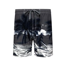 Woodvoice Brand Mens Beach Pants Quickdrying Pants Man Shorts Plus Size Pants New Casual Leisure 3D Digital Printing Shorts Men T200512