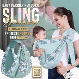 Blankets Baby Wrap Carrier Born Sling Dual Use Infant Nursing Cover Mesh Fabric Breastfeeding Carriers Drop Blanket