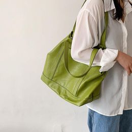 Evening Bags High-quality Fashion Big Bag Female Spring/summer 2022 Korean Version Large-capacity One-shoulder Bucket Casual Handbag